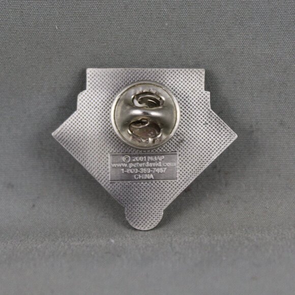 New Jersey Nets Pin (VTG) - Stamped Pin with Team Logo - Peter David - Picture 2 of 3